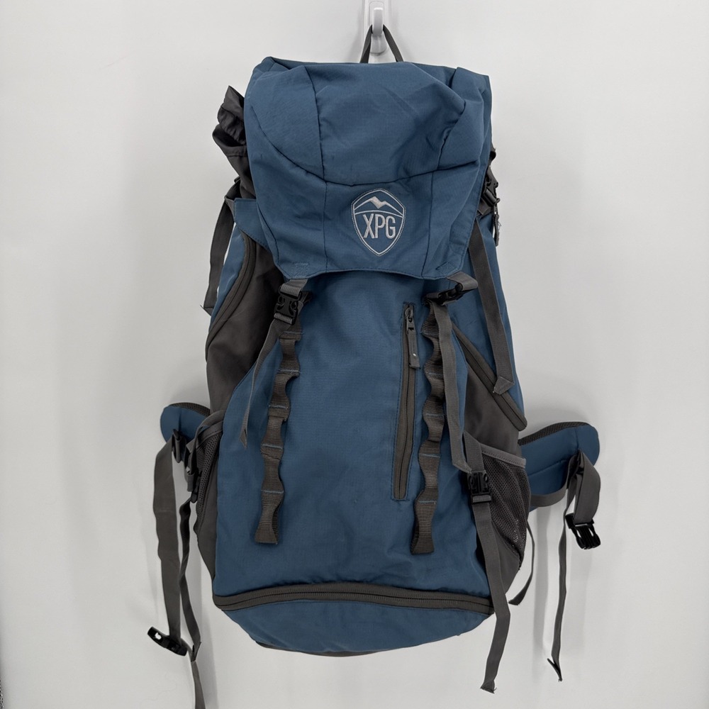 Cabela's XPG Navy Blue Ridgeline 50 Hiking Backpack w/Rain Cover Comfort Straps